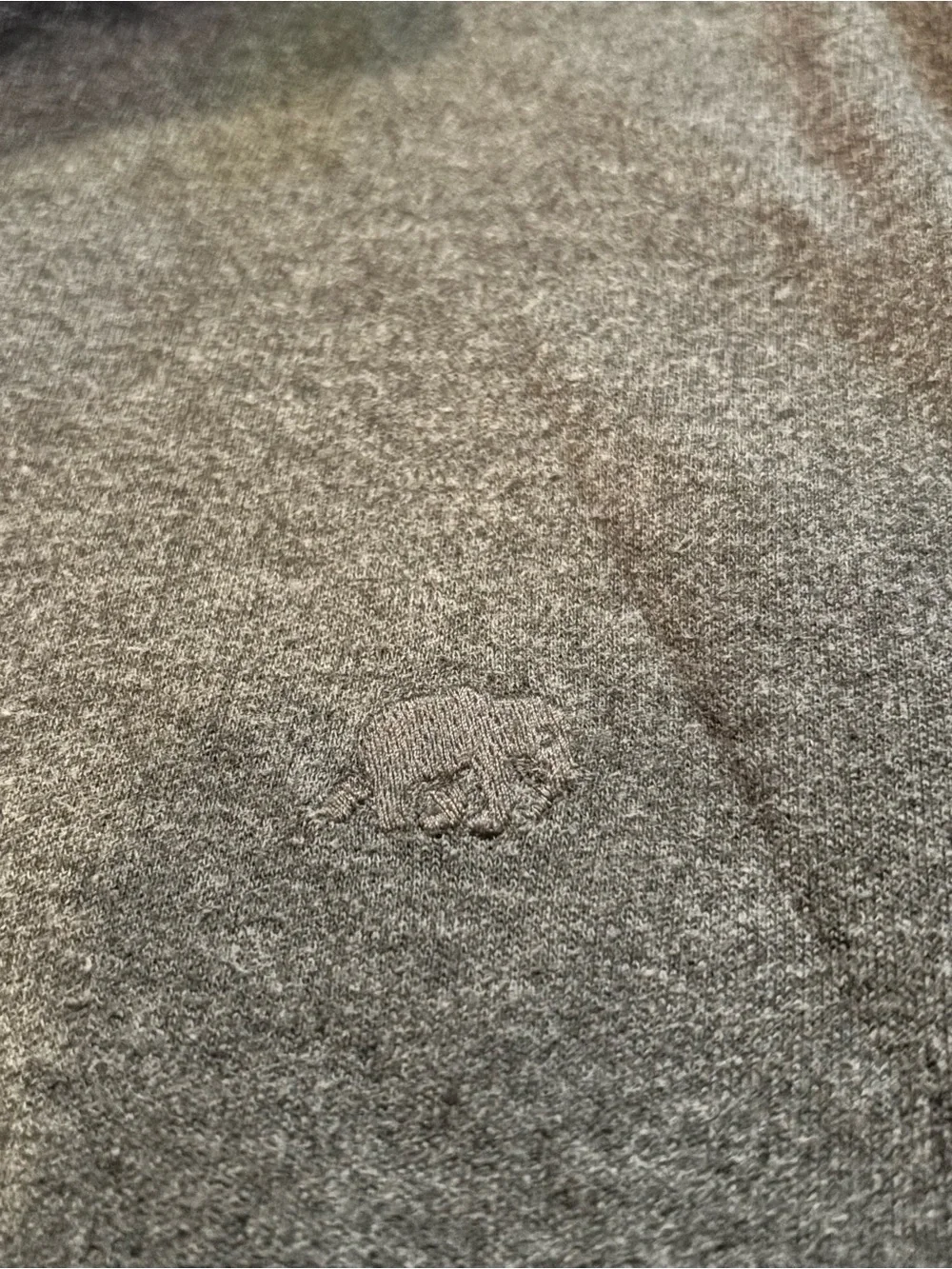 Banana Republic Gray Long-Sleeve Polo Knit
